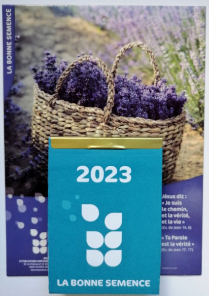 Tagesabreißkalender 2023 Französisch