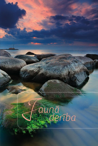 Neues Testament Lettisch, mehrfarbig